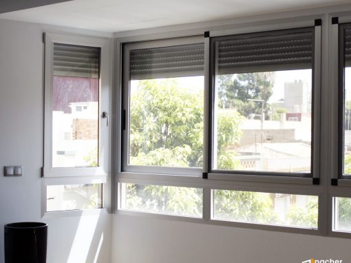 Balconera de aluminio con rotura – proyecto en Gandia – Valencia Balconera de aluminio con rotura – proyecto en Gandia – Valencia